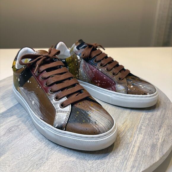 Dooney & Bourke Florentine Dipinta Limited Edition Leather Sneakers US Size 7 - Picture 1 of 10